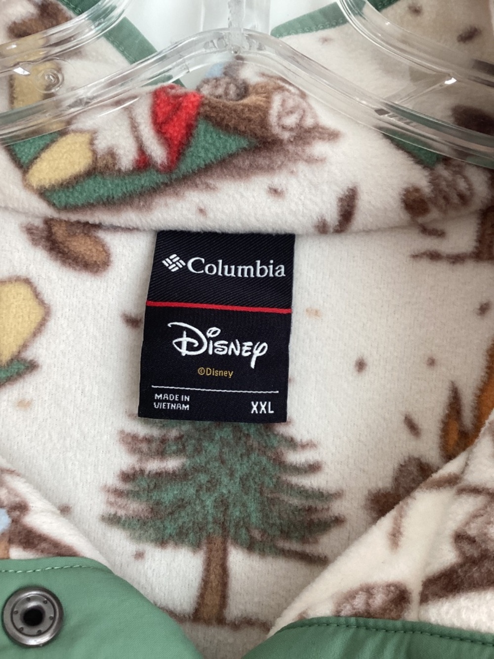 Disney Columbia Women’s Half Snap Fleece Size XXL - Picture 2 of 3